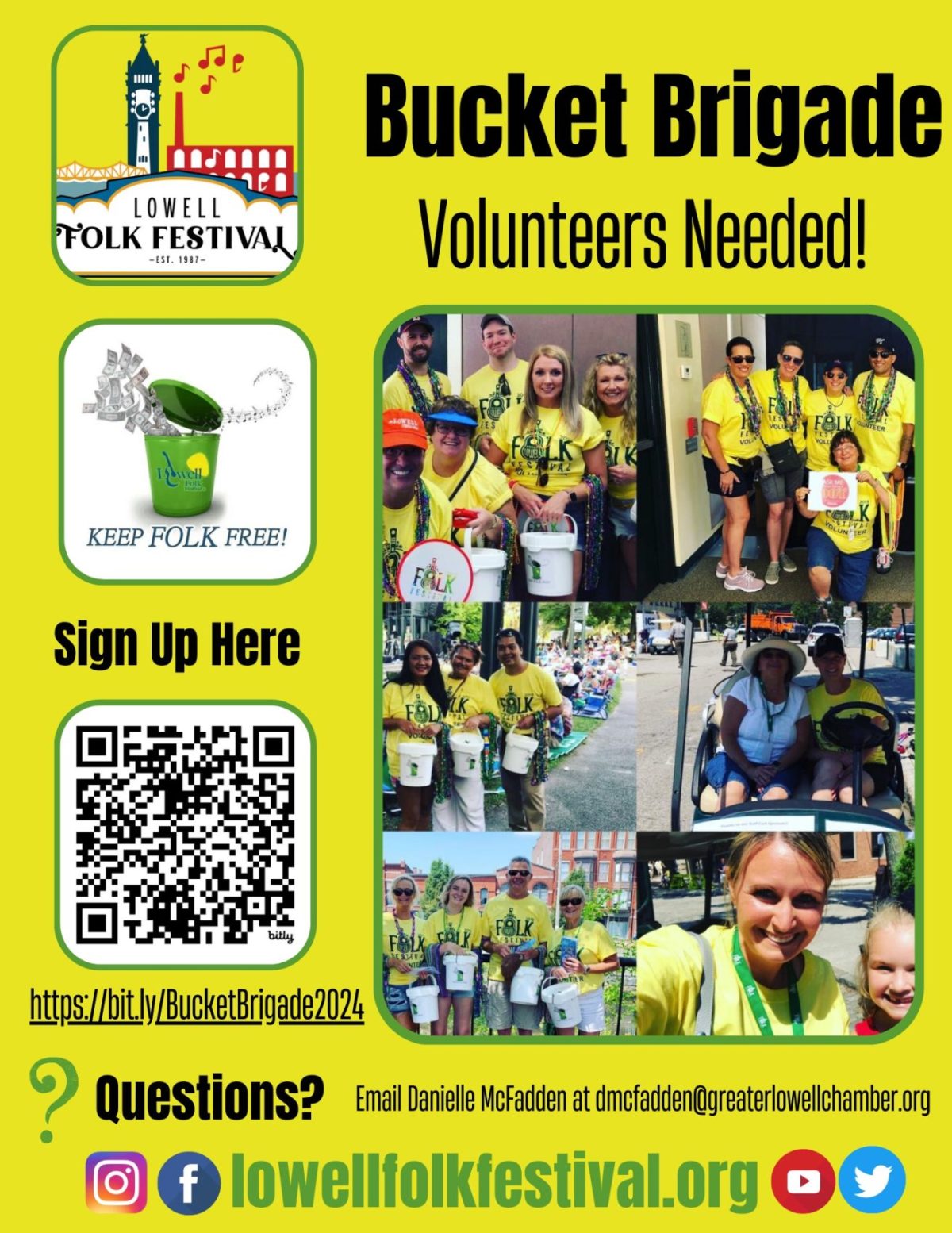 The Lowell Folk Festival Seeks Bucket Brigade Volunteers InsideLowell