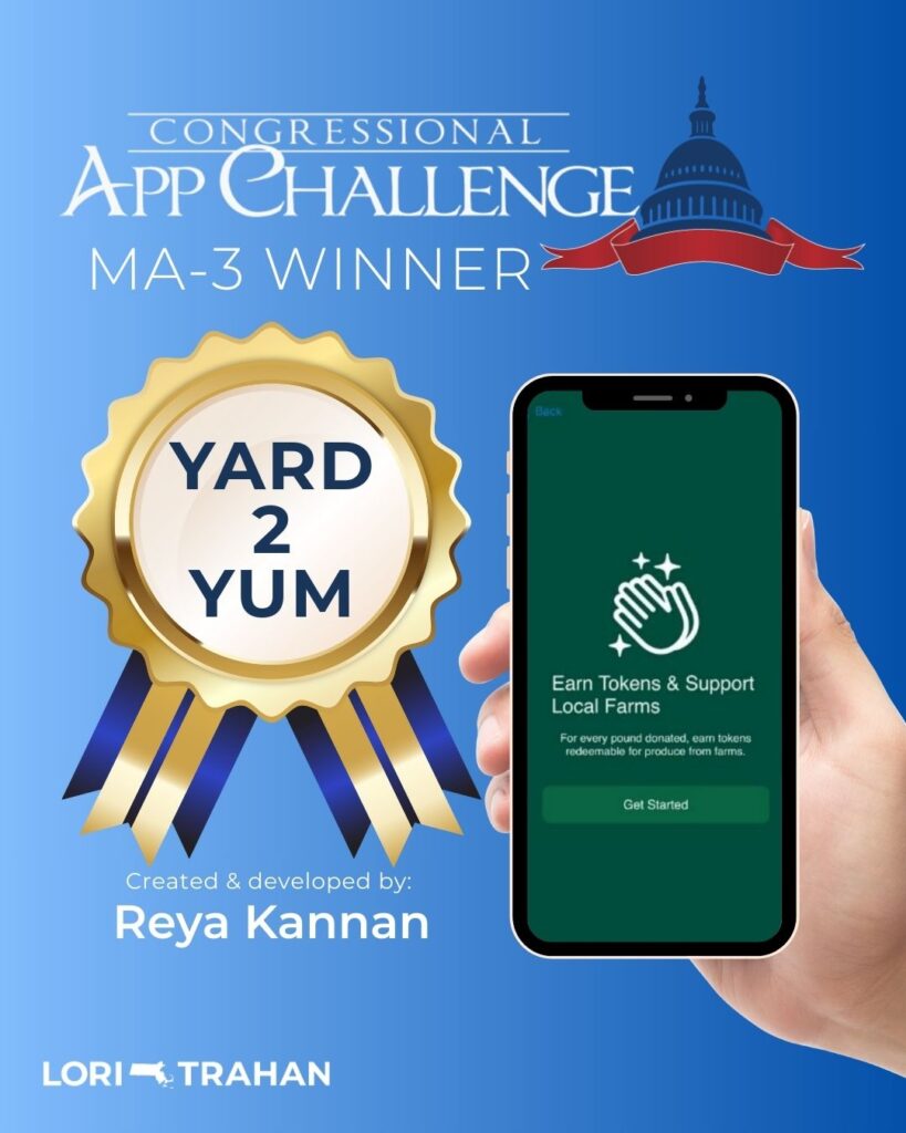 Trahan Names Winner of 2025 Congressional App Challenge - InsideLowell